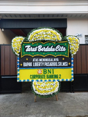 Papan Bunga Duka di Bacukiki Barat