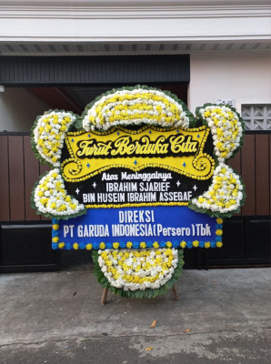 Papan Bunga Duka di Bacukiki Barat