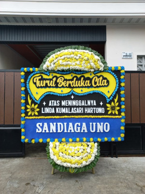 Papan Bunga Duka di Bacukiki Barat